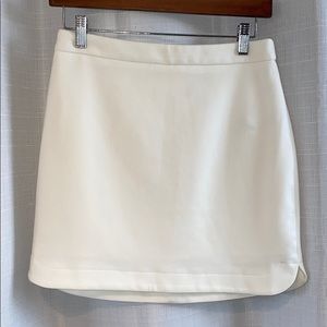Off White Mini Skirt